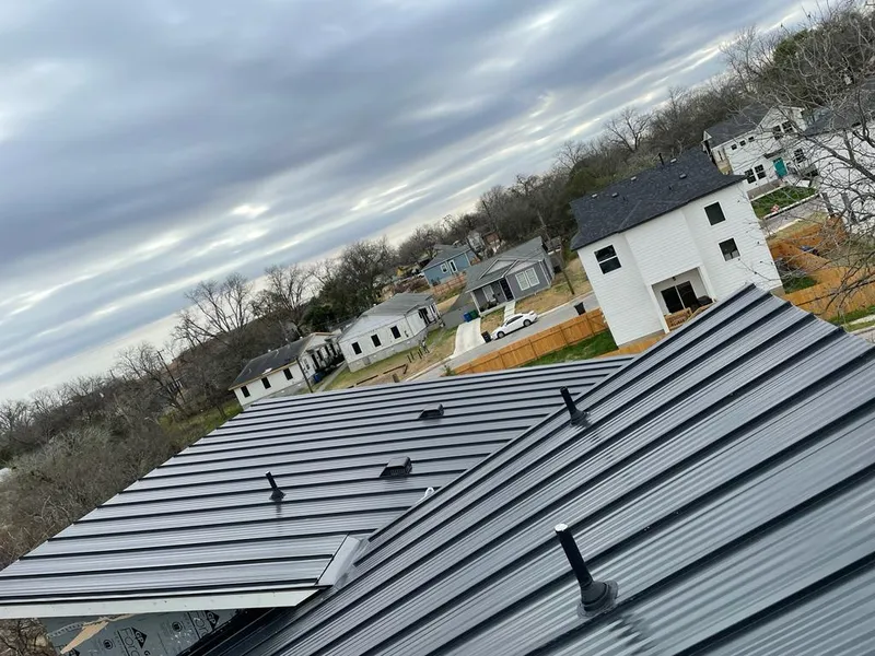 Standing seam metal roof panels with vents for Skylight Repair in Nashville